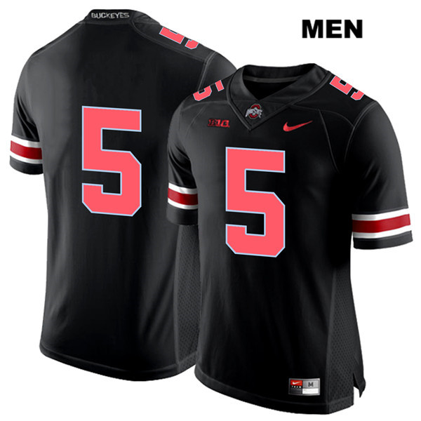 Ohio State Buckeyes Men's Baron Browning #5 Red Number Black Authentic Nike No Name College NCAA Stitched Football Jersey HQ19S40LK